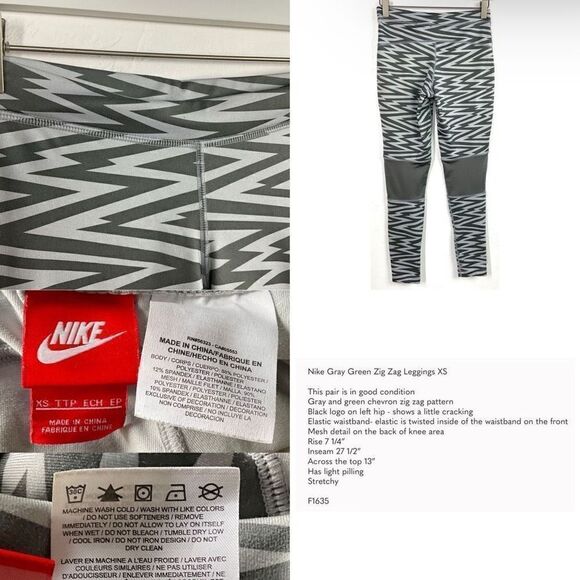 Nike Leggings Bundle Lot of 3 XS and Small - Picture 3 of 7